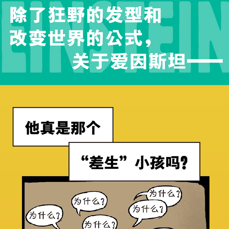 漫画爱因斯坦传：用漫画解锁科学巨匠的智慧密码