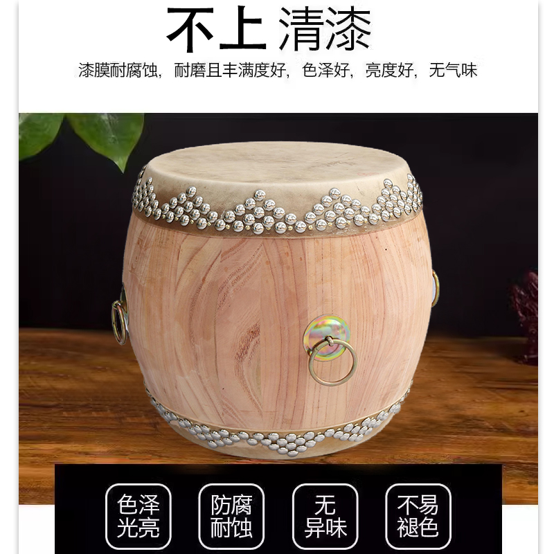 大鼓牛皮大鼓：寺庙战鼓的震撼力量，唤醒内心深处的鼓点节奏！
