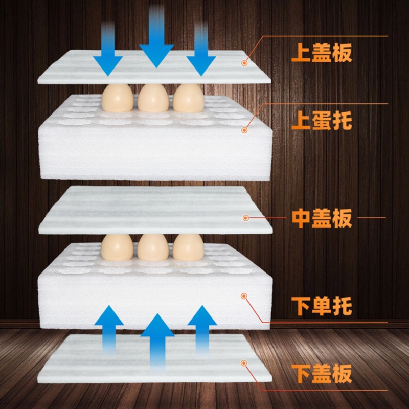 珍珠棉鸡蛋托30枚寄快递防震防碎专用土鸡蛋包装盒礼盒泡沫托包邮，送礼自用两相宜！
