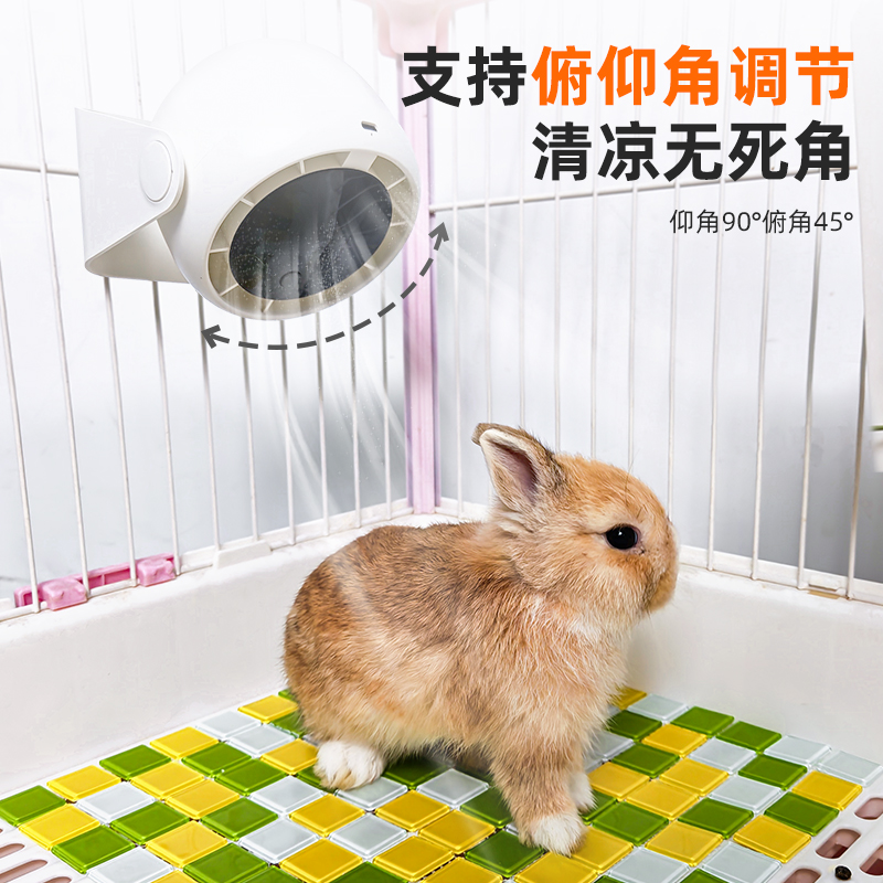 宠物专用风扇：给兔兔龙猫们的夏日清凉神器！