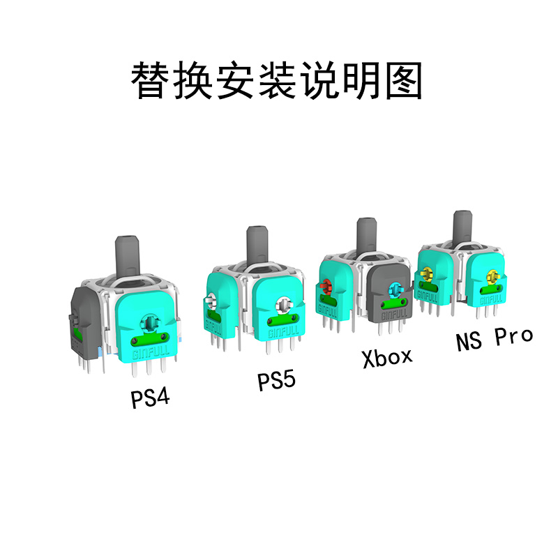 P哥定制KOF15摇杆太香了！NS/PS4/PS5全适配，手柄党狂喜
