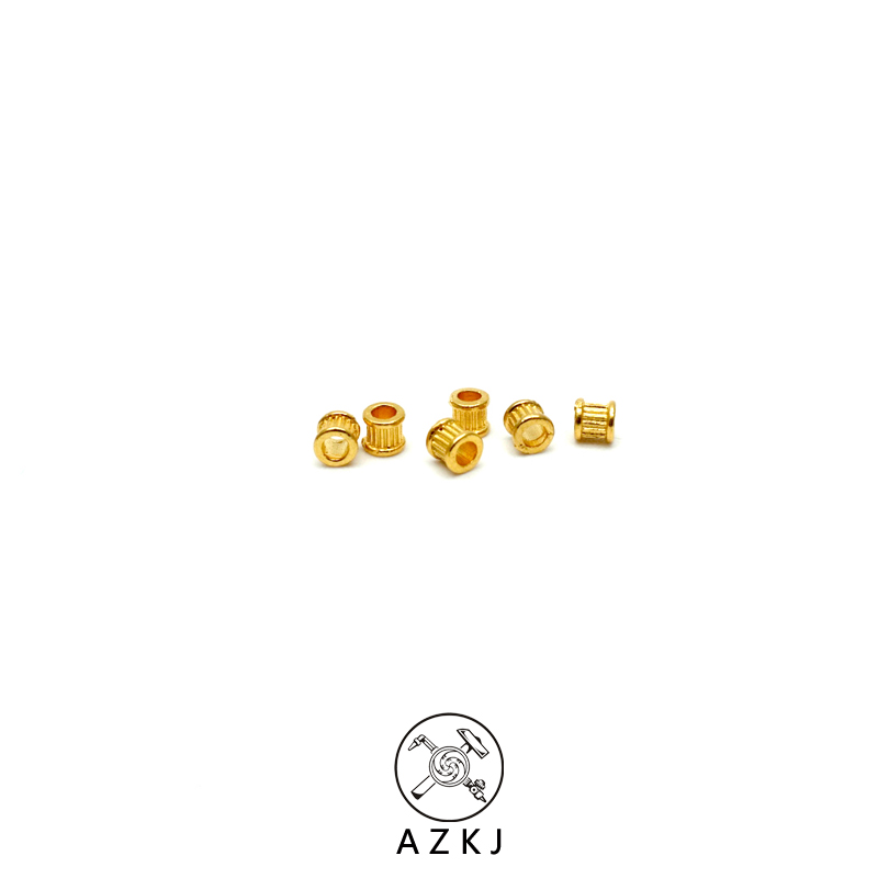 黄金手链天花板！24K足金迷你小桶珠手串，戴上直接贵气爆棚