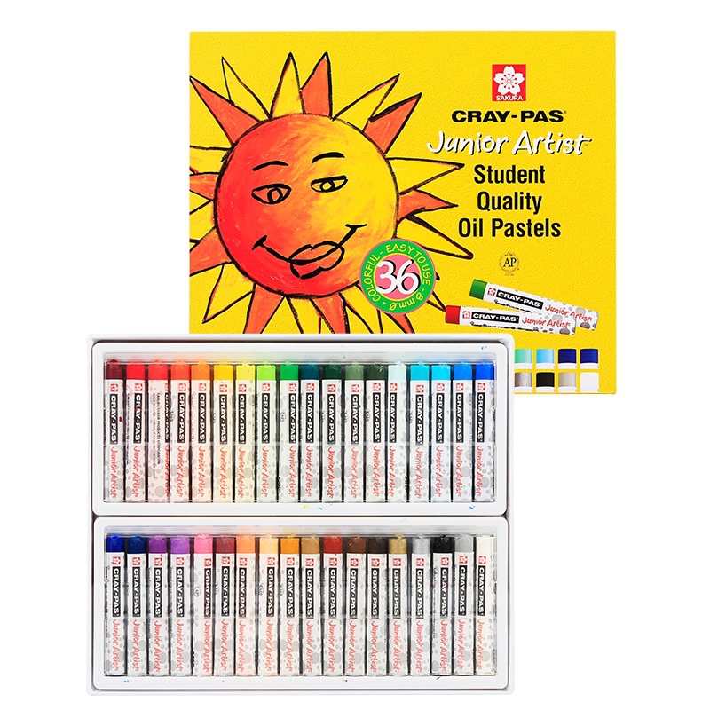日本樱花牌蜡笔太香了！黑红白三色超好用，幼儿园娃都爱疯抢！