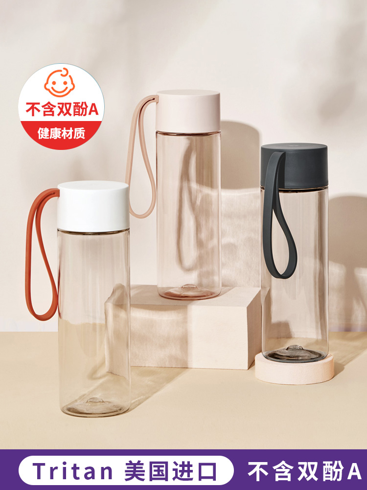 Tritan材质塑料杯子：情侣夏日便携神器，定制Logo广告礼品新风尚！