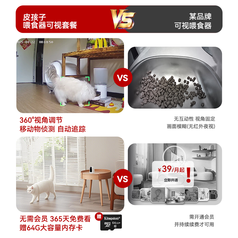 PAPIFEED宠物喂食器真香预警！远程监控+语音互动，铲屎官必备神器！