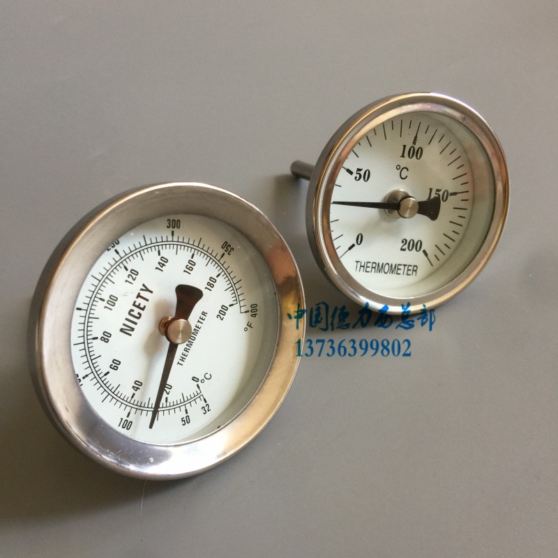 料斗温度表：0-200℃烘料桶温度计，塑料烘干机必备神器！