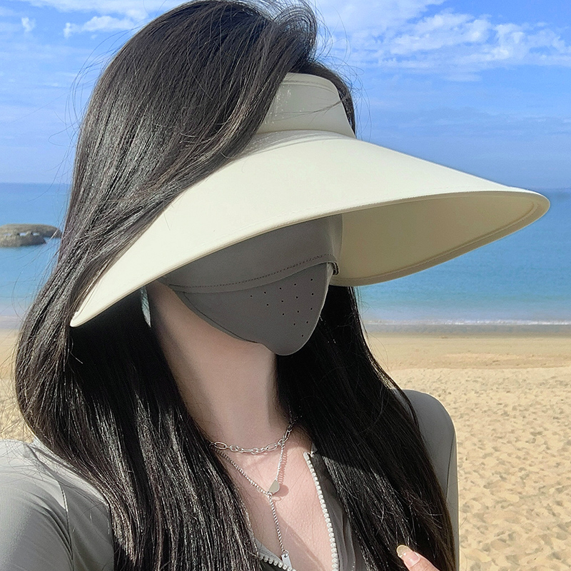2025网红韩版UV大檐女士遮阳帽：防晒神器，夏日必备！