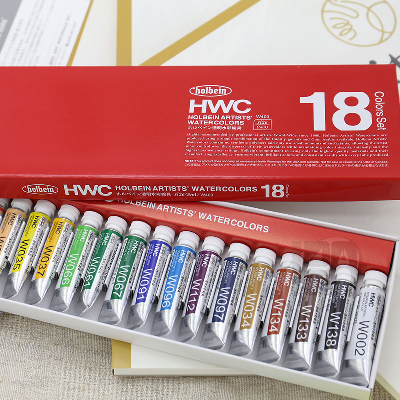 Holbein荷尔拜因粉彩到底有多绝？250色全系实测！艺术家必备神器