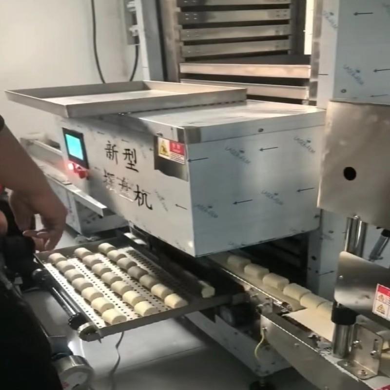 商用仿手工馒头机：全自动刀切四折方馒头机，立体摸摸馒头成型一体机，开启美食新纪元！