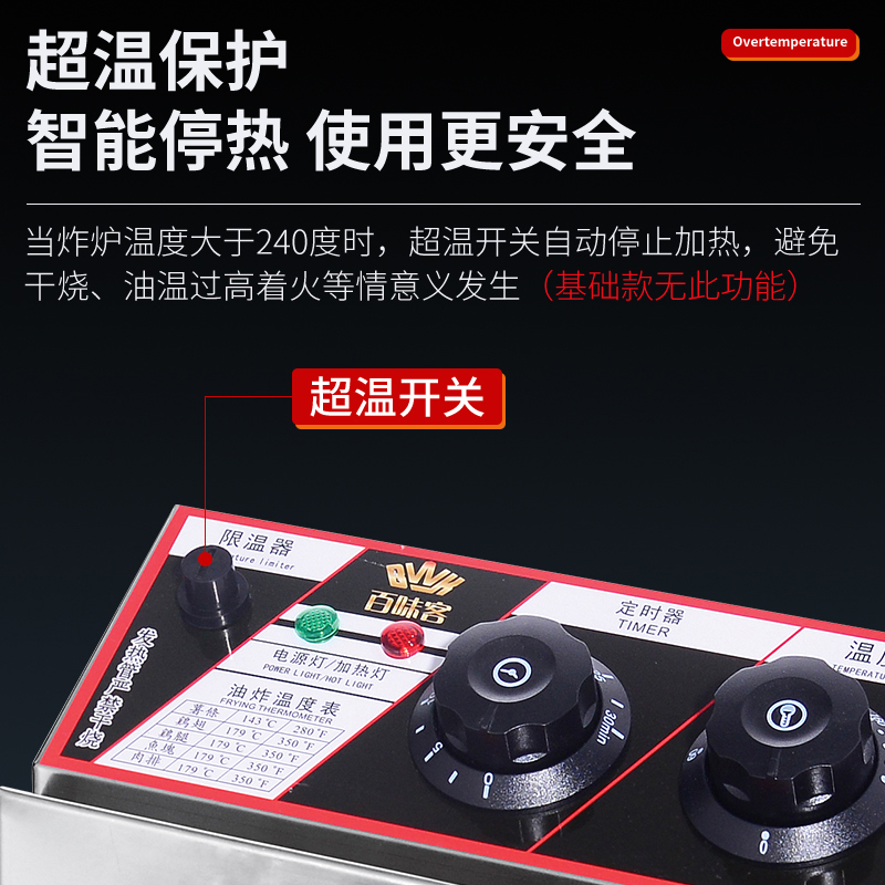 厨房神器！大容量油炸锅，炸鸡薯条油条全搞定！
