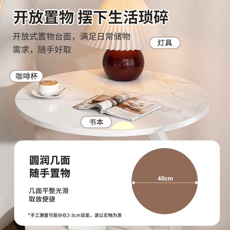 奶油风床头柜2025新款来袭，轻奢高级感卧室必备神器！️