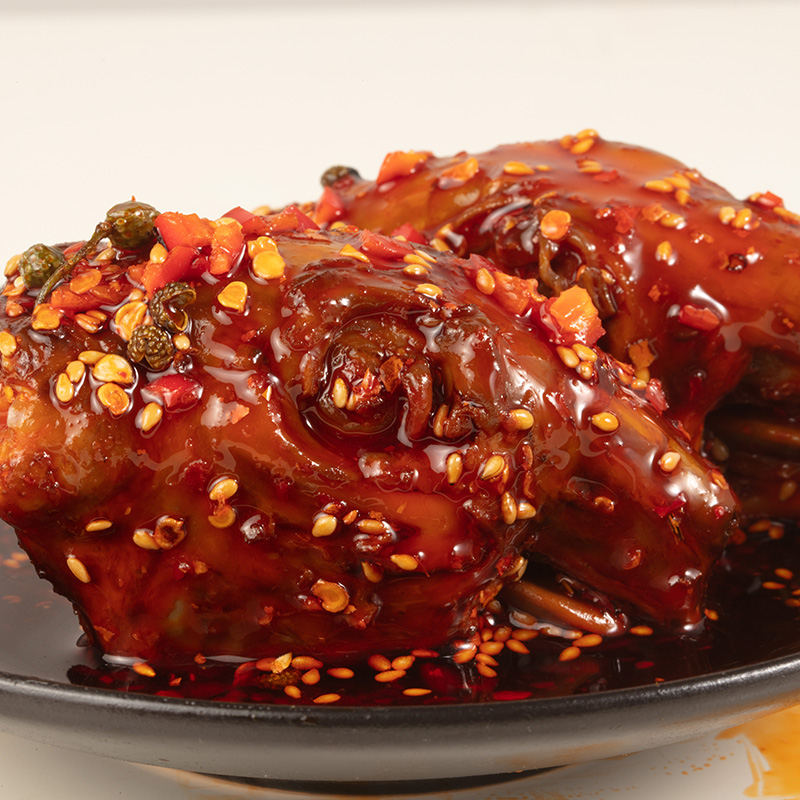 衢州特产兔头三头一掌：麻辣鲜香，开袋即食的美味零食！麻辣控必入！️