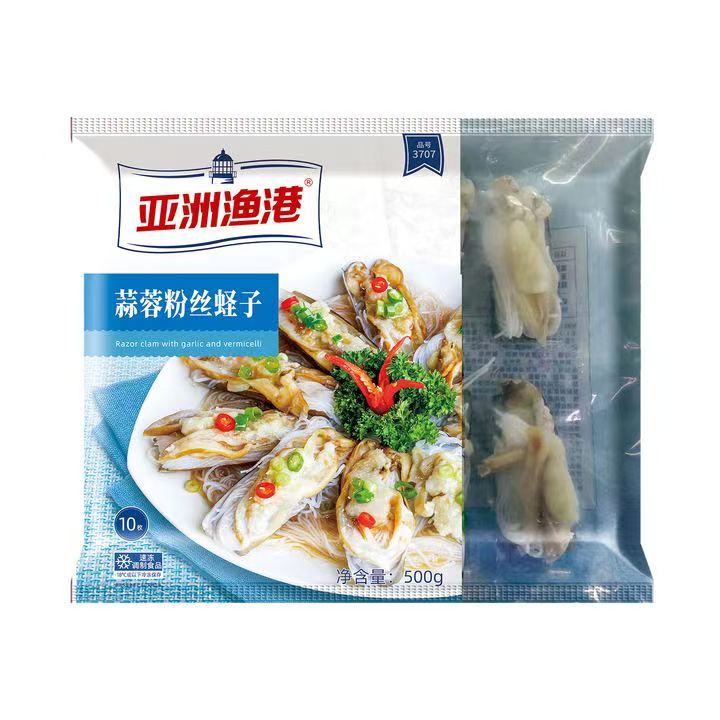 亚洲渔港蒜蓉粉丝蛏子：解密鲜活冷冻半成品背后的美食魔法！