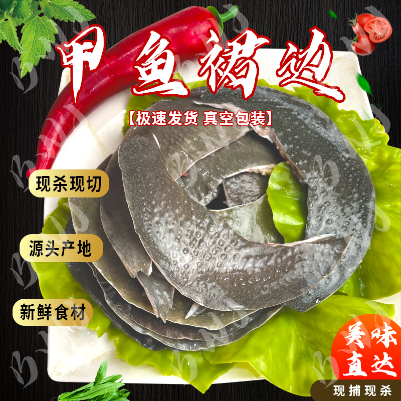 新鲜食用正宗甲鱼裙边，营养丰富老鳖团鱼裙边，真空包装包邮厂家直售！
