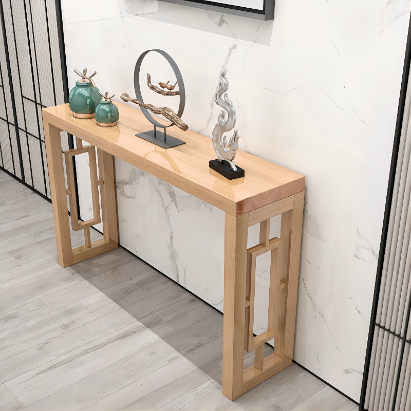 新中式实木玄关桌：打造东方禅意生活，入户即享雅致氛围