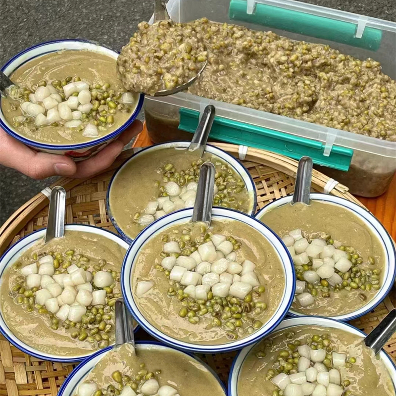 广禧糖纳绿豆1kg太香了！奶茶店专用甜品配料，冰粉控狂喜