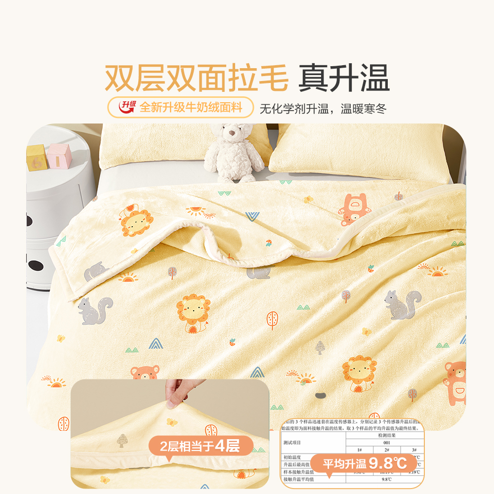 婴儿盖毯子春秋宝宝小毛毯推车外出防风毯儿童午睡毯，四季必备神器！