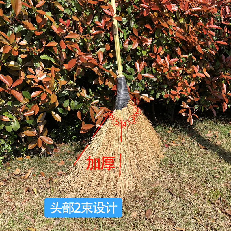 农家手工编织金丝草扫把：告别尘埃，迎接清新生活✨