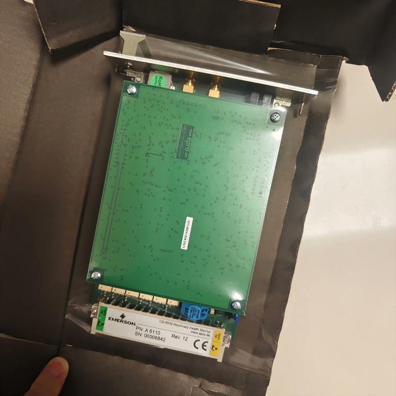 艾默生EPRO振动卡件A6110 &amp; A6210：工业自动化中的精密守护神
