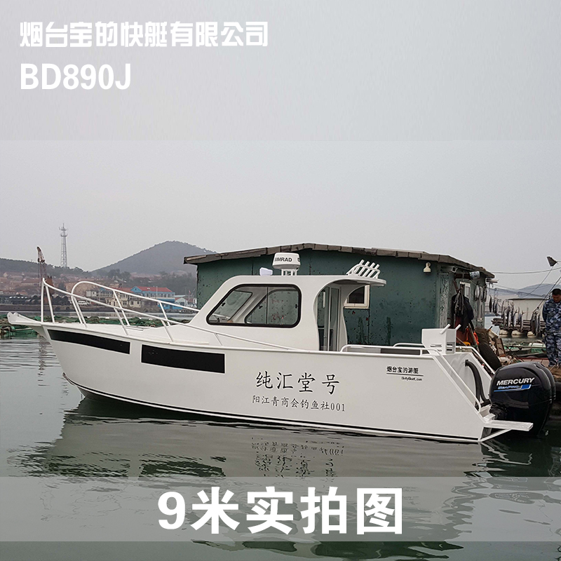 9米全铝合金游艇：钓鱼探险新选择，开启海上自由之旅！