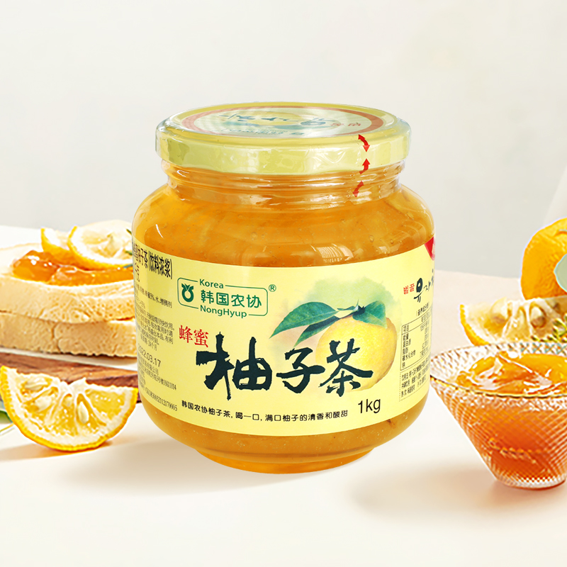 韩国农协蜂蜜柚子茶：一口柚香，甜蜜入心，进口果茶新体验