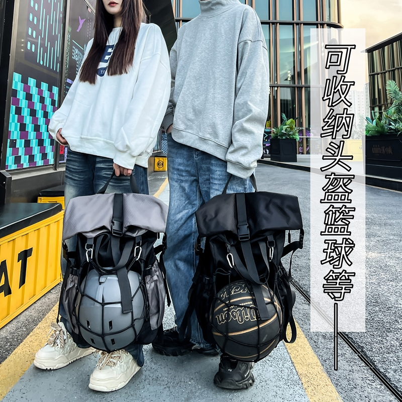 篮球背包美式INS风，开学必备！男生女生都能爱的潮流单品