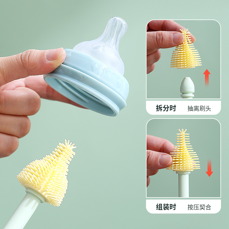 可爱清洗奶嘴神器：解决宝宝奶瓶清洁难题的秘密武器！