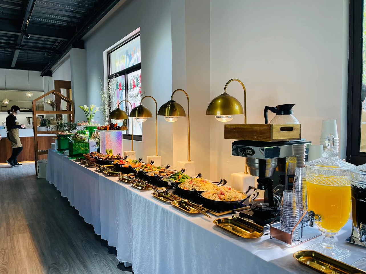 冷餐会烧烤上门自助餐摆件茶歇自助烧烤，上海企业庆典开业生日聚会必备神器！