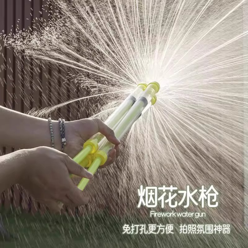 冰爆加特林电动水枪：夏日狂欢，泼水节必备神器！