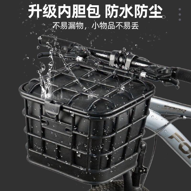 山地自行车前置车筐：学生赛车必备，带宠物狗狗的完美伴侣！