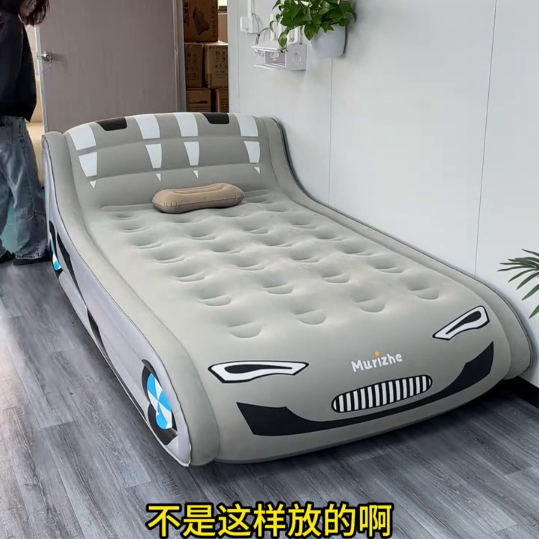 露营神器！AI智能语音充气床，户外打地铺也能睡出酒店感！这波真香了