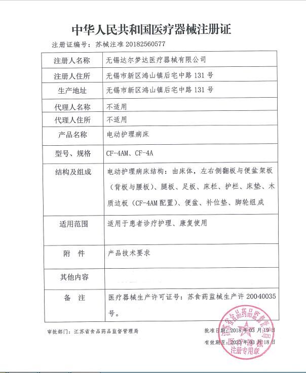达尔梦达多功能电动护理床ZB-4AM：让关爱无微不至的智能守护者