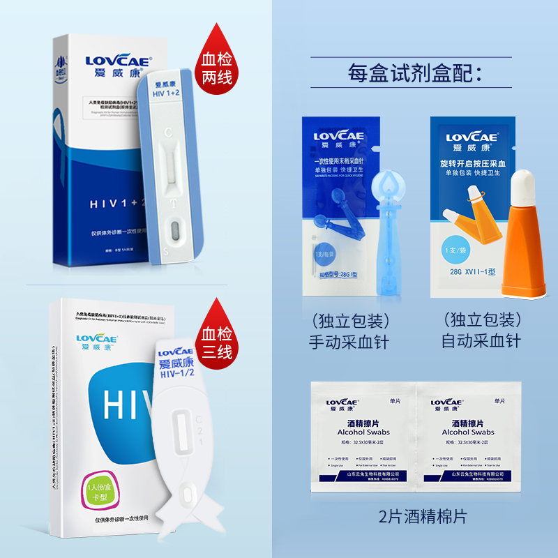 爱威康HIV检测纸四代三线：在家也能安心检测艾滋病，真相只有一个！
