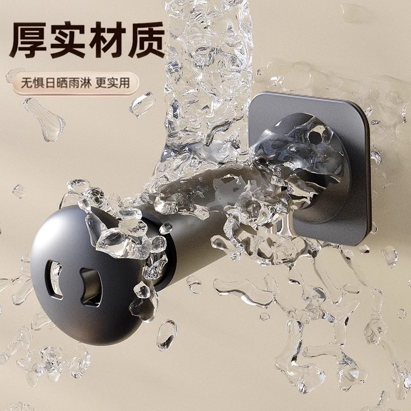 家用免打孔强力吸盘衣架：阳台收纳神器，无痕挂载的秘密武器！