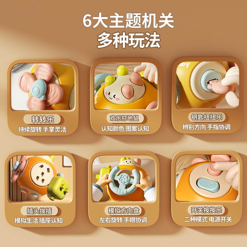 婴儿早教益智曼哈顿手抓球：宝宝0-1岁认知发展新伙伴！