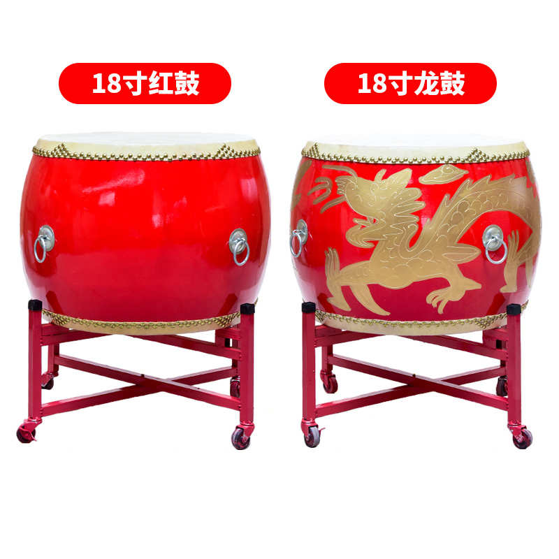 大鼓批发：中国红舞狮鼓、成人龙鼓、儿童演出战鼓，威风锣鼓如何选？