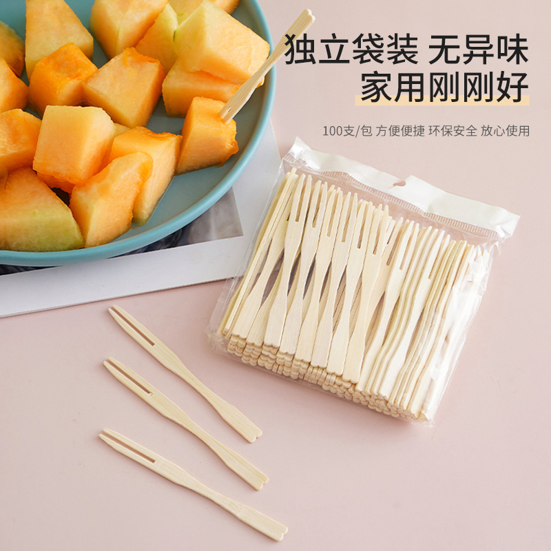 一次性水果叉套装：家庭聚会必备神器，美味不再尴尬！