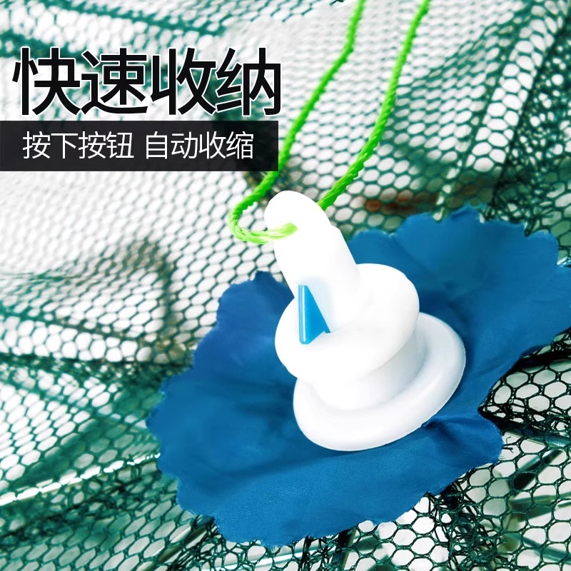 折叠伞笼捕鱼神器，轻松捕捉水下美味海鲜！