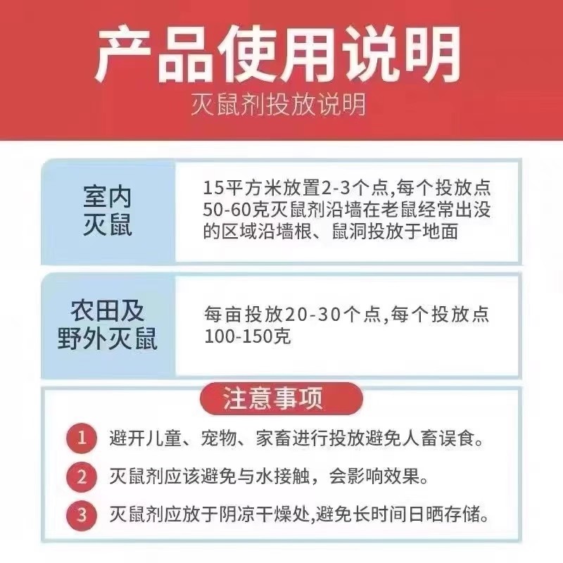 鼠道难灭鼠剂：告别鼠患，守护家庭安宁！️