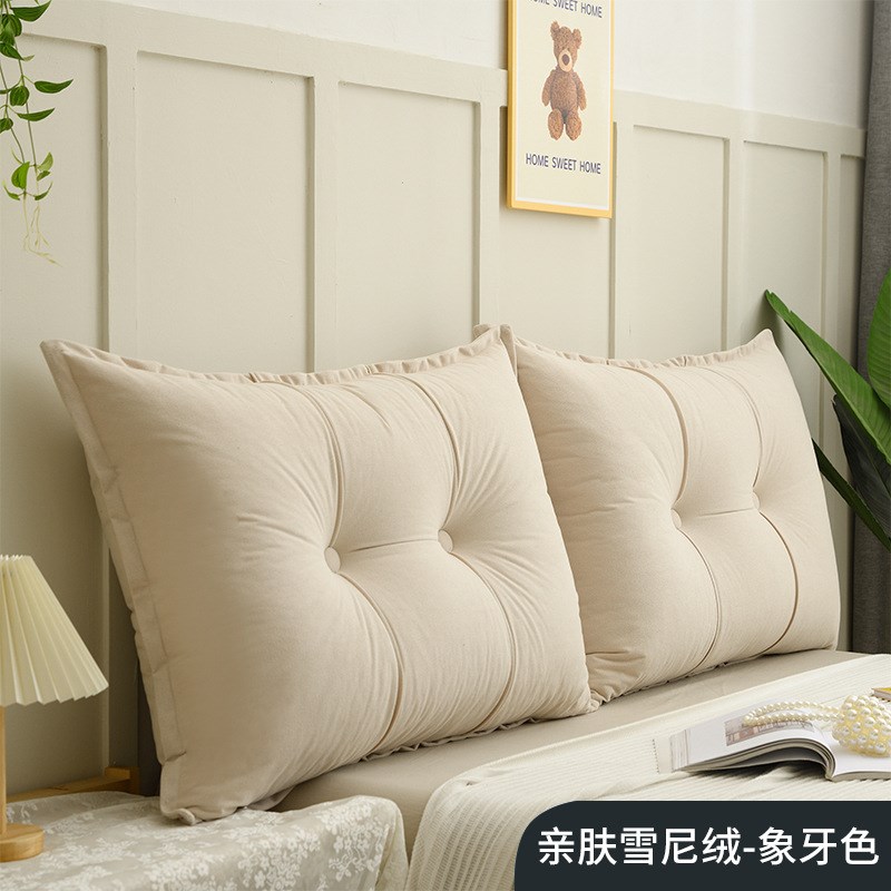 双人床必备神器：三角床头靠垫，解锁你的舒适睡眠新姿势！