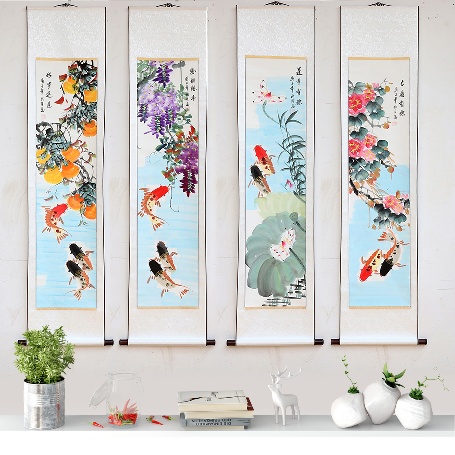 山水画客厅挂画：手绘真迹，打造东方美学空间，提升家居品味
