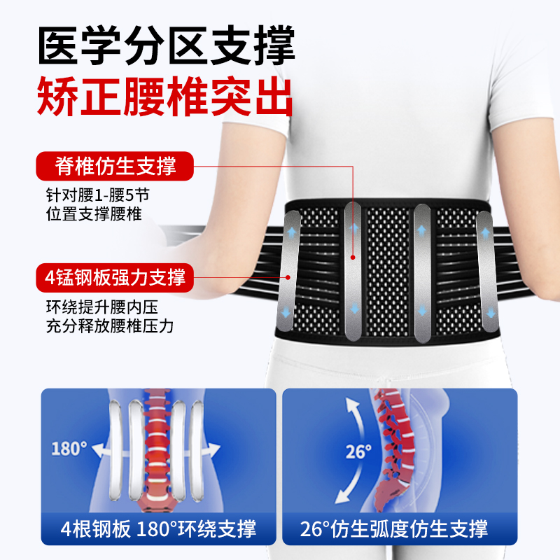 医用护腰带：告别腰痛，重拾活力，男士女士通用的腰间盘劳损救星！