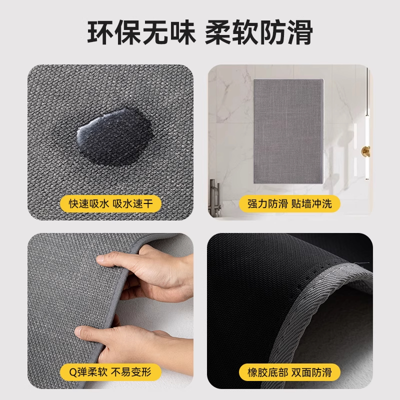 日本厨房地垫防滑防油可擦免洗耐脏家用脚垫，厨房清洁新神器！✨