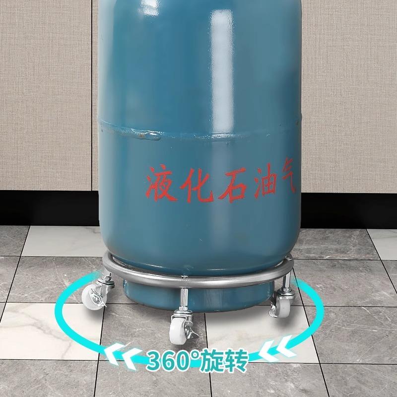厨房神器来袭！不锈钢移动托盘底座汤桶架子，轻松搞定大厨任务！