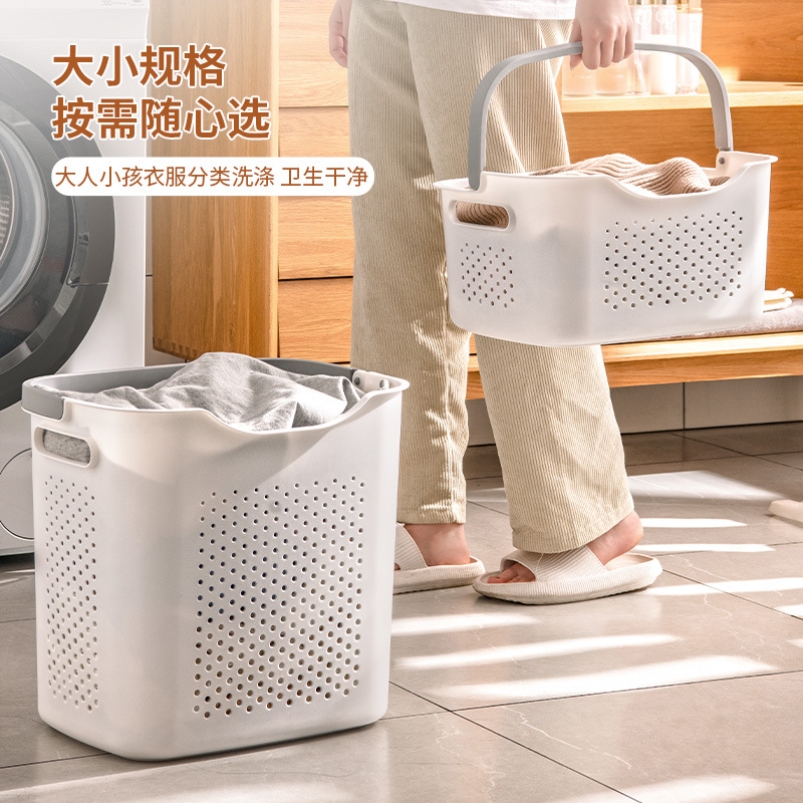 日本品质脏衣篓，卧室脏衣服收纳神器，酒店级洗衣篮！