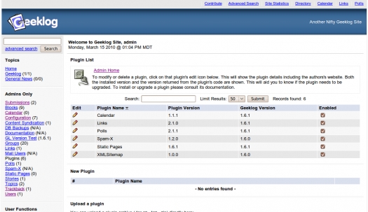 GeekLog1.7.0