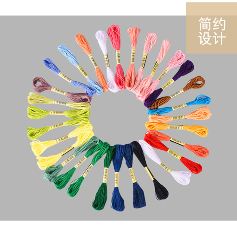 十字绣绣线大揭秘：高端棉线，400色手工刺绣，完美解决缺线烦恼！
