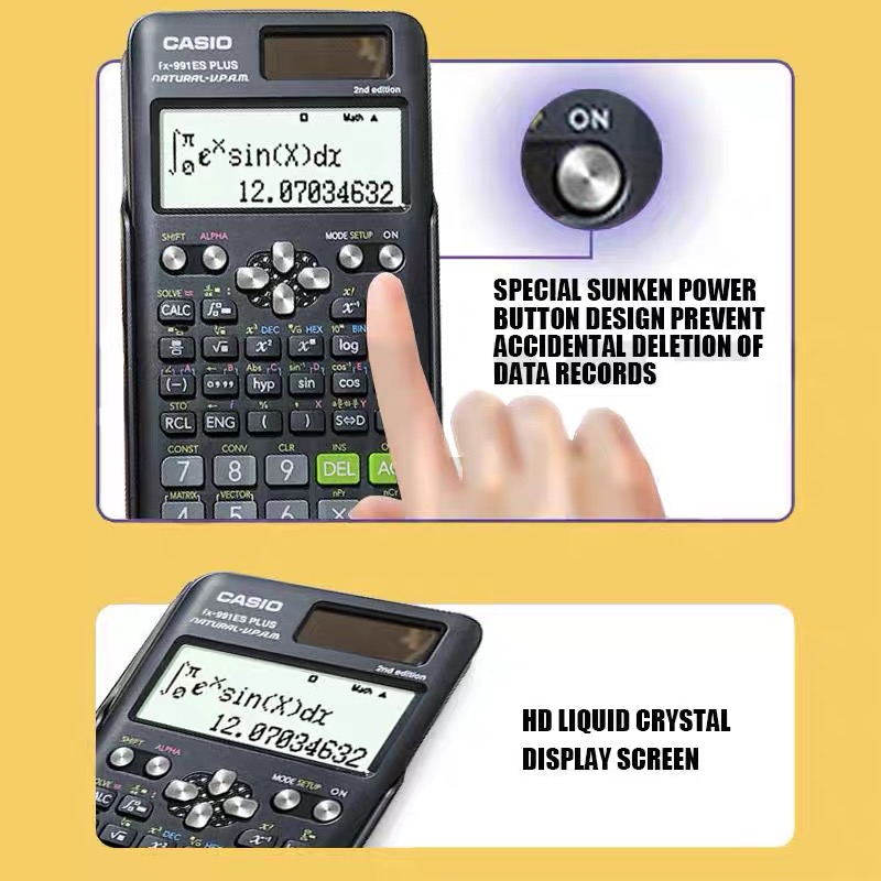 卡西欧计算器FX-991ES PLUS英文版！考研党必备神器，算题快到飞起