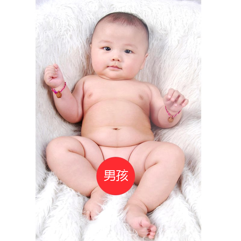 年画娃娃送子图：榴开百子多子多福，好宝宝孕喜娃海报大胖小子，传承吉祥寓意的艺术品！