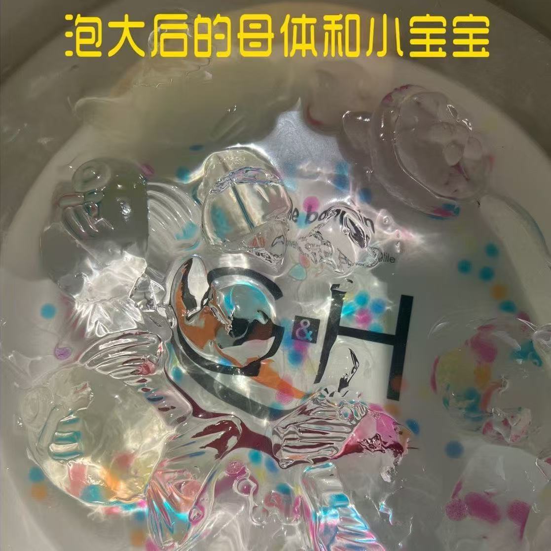 水晶泥海洋海绵宝宝吸水珠：梦幻变身，趣味无限！
